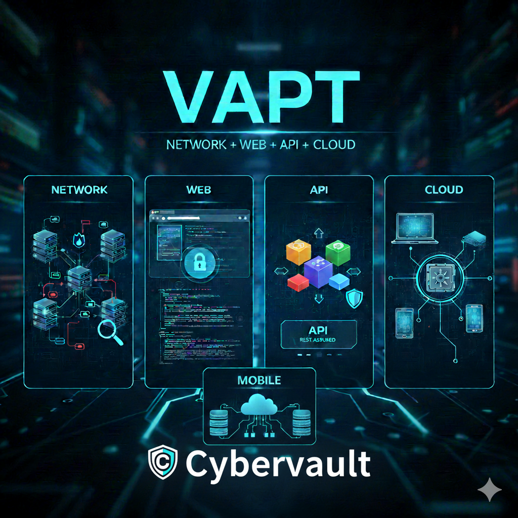 VAPT  – Network + Web + API + Cloud – Cybervault – CY NWAC004