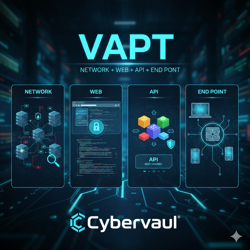 VAPT  – Network + Web + API + End Point  – Cybervault  – CY NWAE002