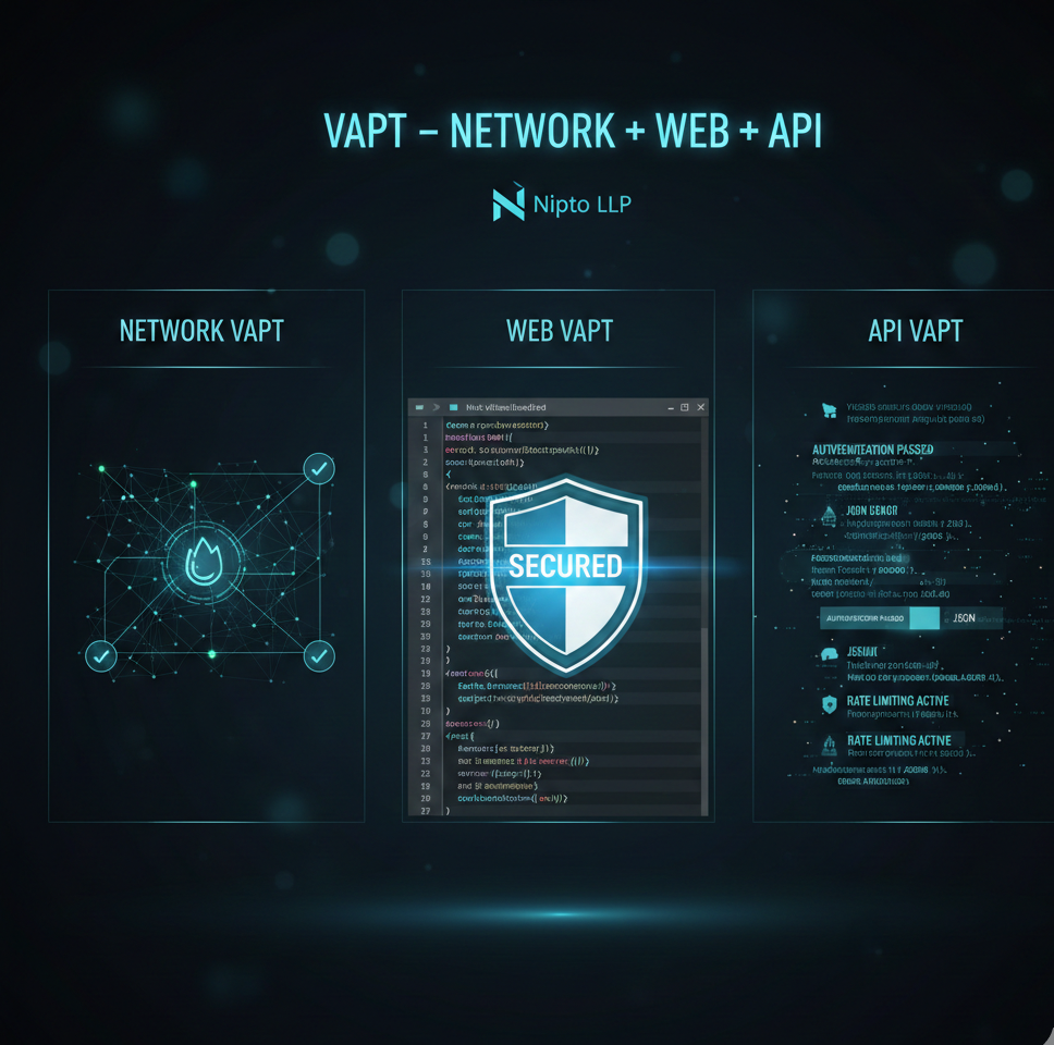 VAPT – Network + Web + API  – Nipto LLP   NC NWA001